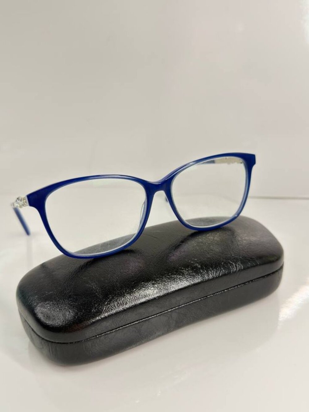 Swarovski Eyeglasses – Blue Designer Frames